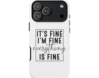 Fine Print: Typography Stress Relief, Motivational Wall Artiphone 17 case