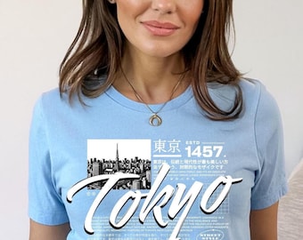 Tokyo graphic t-shirt: urban japanese street style