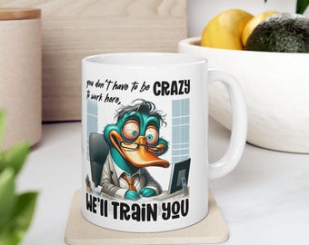 Sarcastic Office Humor Coffee Mug: Gag Gift for Coworker, Boss or Friend