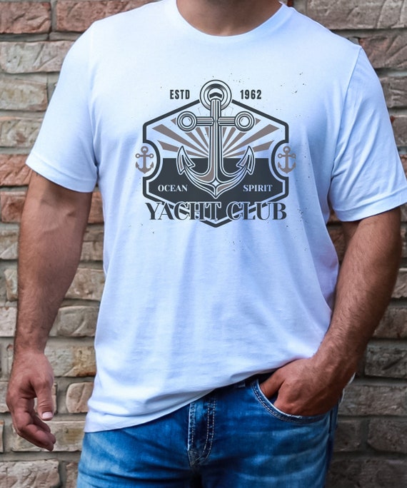 Nautical Yacht Sailing Ocean Anchor Graphic T Shirt Nautical Yacht Sailing Ocean Anchor Graphic T Shirt
