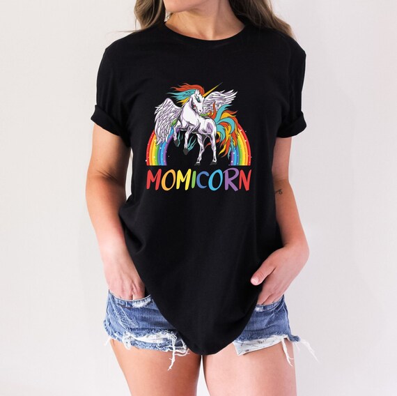 Be A Momicorn Moms Tshirt Unicorn Mother's Day Shirt