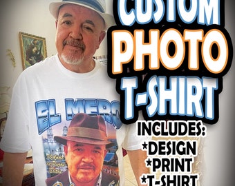 Custom Photo T-shirts, vintage , rap ,sports, etc.