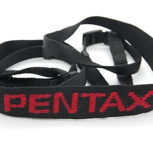 Genuine Vintage Pentax Camera Strap. Universal Fit for DSLRs, SLRs and Compact Cameras. (Used)