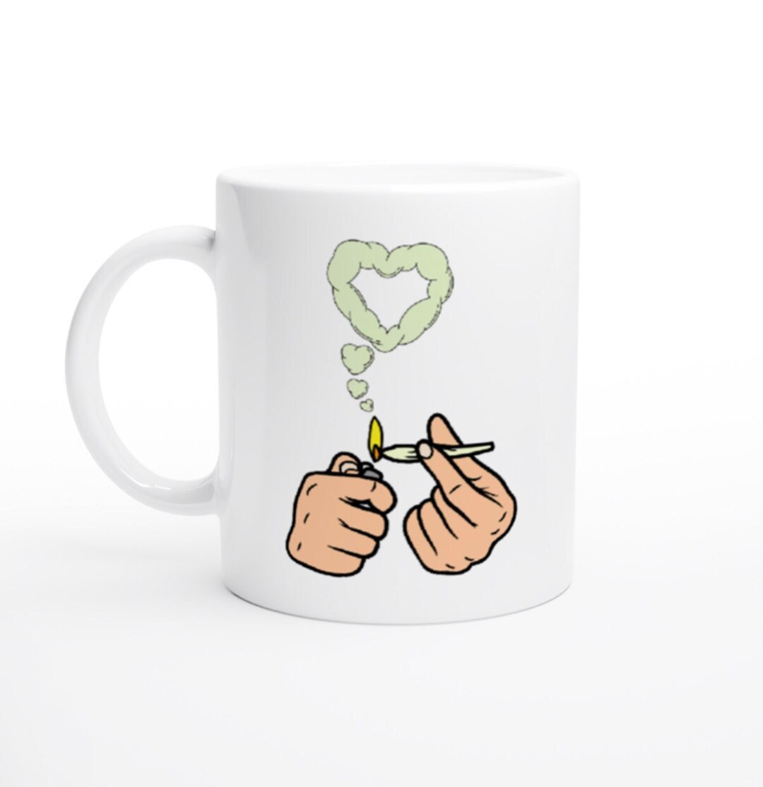 Smoking Mug, Joint Coffee Mug, 420 Coffee Mug, Weed Coffee Mug