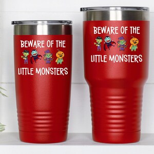 Monster Tumbler, Halloween Monsters Mug, Monster-Themed Mug, Monster Lovers Gift, Little Monsters Mug, Cute Halloween Gift Mug, Monster Mug