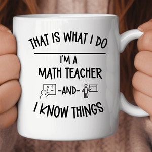Math Teacher Mug, Math Teacher Gift, Male Math Teacher Gifts, Bday Gifts For My Math Teacher, Math Teacher Retirement Gifts, Math Teacher,