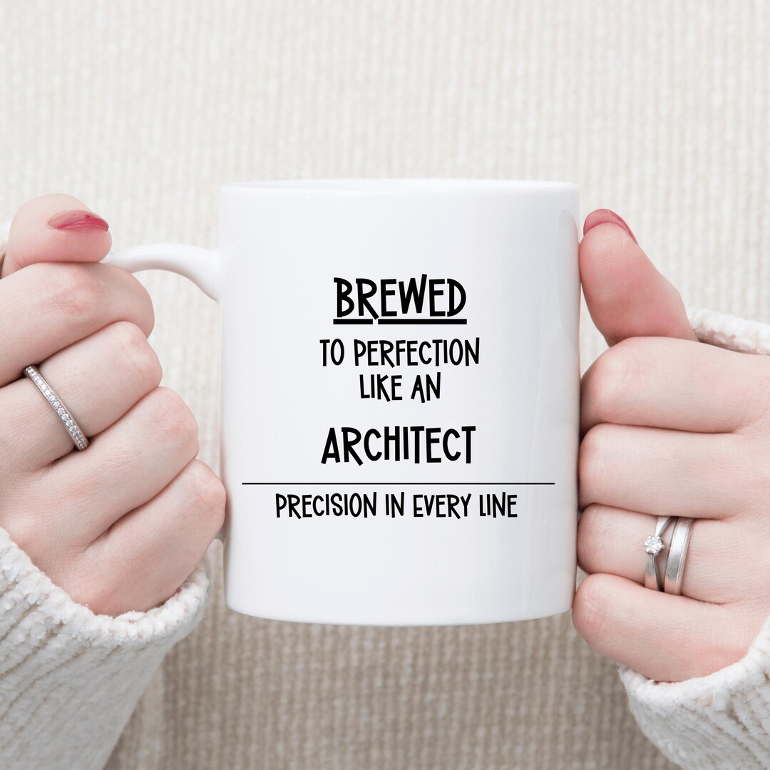 Precision Humor Brewed to Perfection Like an Architect Mug | Precision in Every Line ...