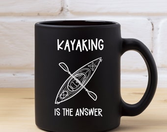 Best Gifts For Women Who Love To Kayak, Kayaking Mug, Kayak Mug, Life Is Good Kayak Mug, Kayak Girl Coffee Mug, Kayaking Gifts, Outdoors Mug