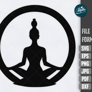 Meditation SVG, Yoga SVG, instant download namaste SVG, spiritual clipart, cricut yoga cut file, yoga plotterfile