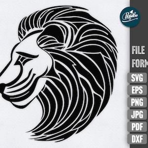 Lion SVG for Crafting and DIY Projects | High-Quality Lion Vector Design for Cricut and Silhouette | Perfect for Shirts, Decals and More