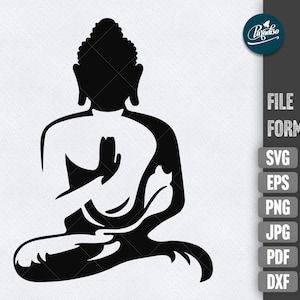 Buddha SVG Yoga SVG Meditation SVG Namaste clipart buddha cutfile cricut silhouette cameo cricut plotterfile instant download