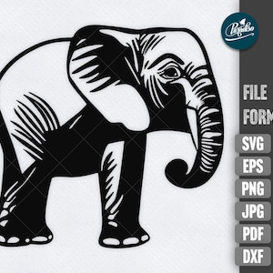 Elephant SVG, Baby Elephant SVG, instant download elephant cut file for cricut, joung elephant SVG, elephant clipart