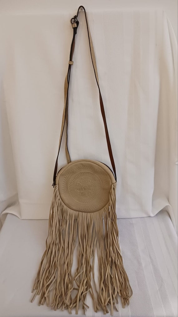 Patricia Nash Italian Leather Fringe Purse