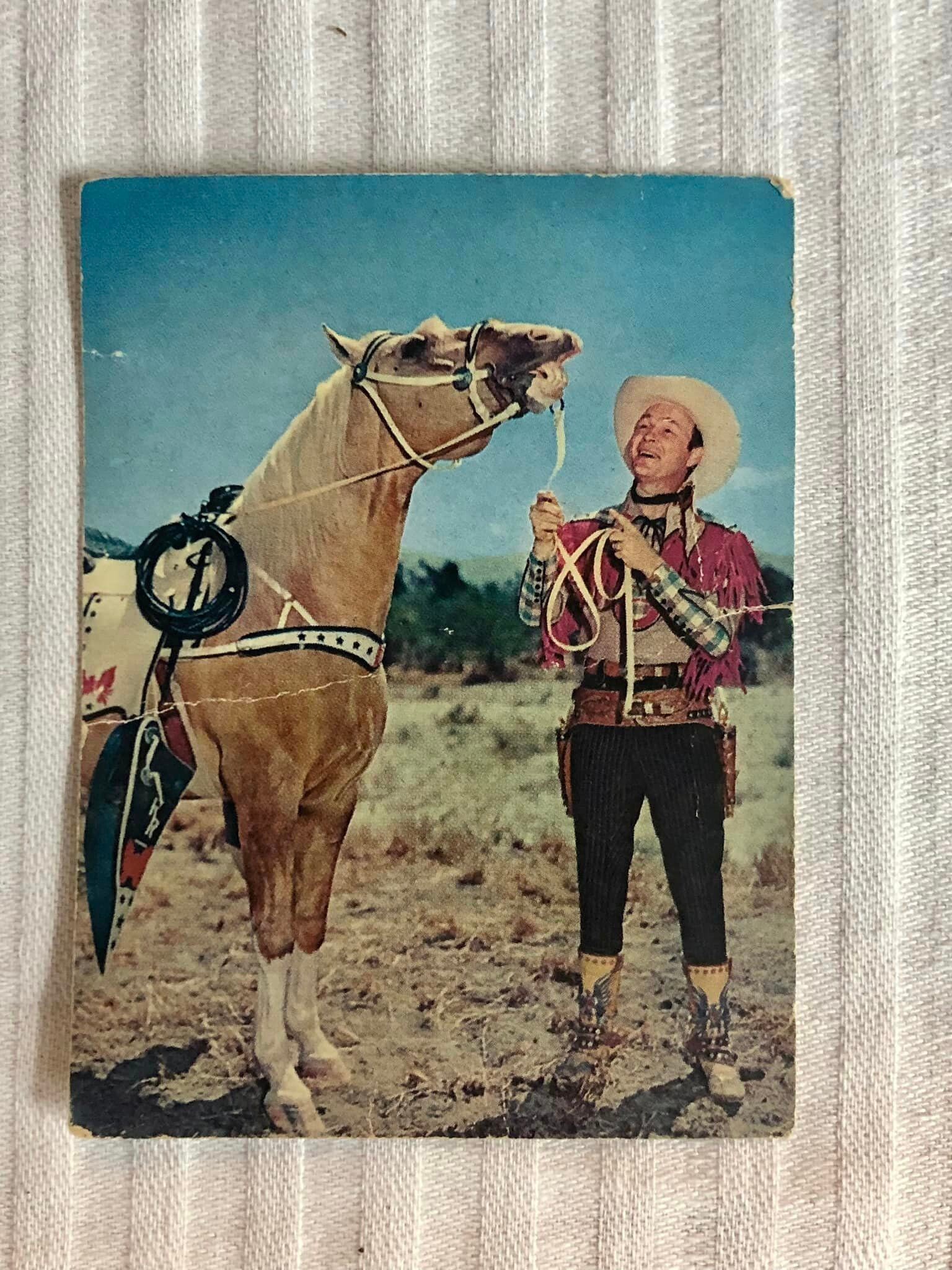 Vintage 1992 Roy Rogers Christian Literature Cowboy Western Tracard #4