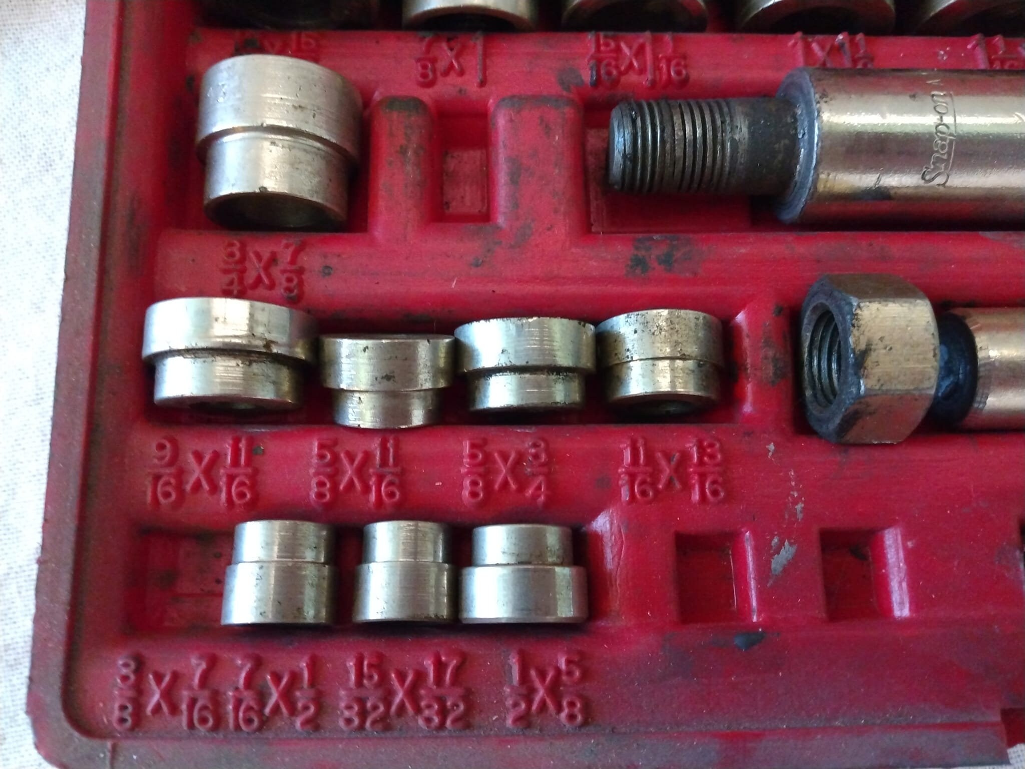 Snapon Tools USA Bushing Driver Set in PB20 Red Hard Case Etsy