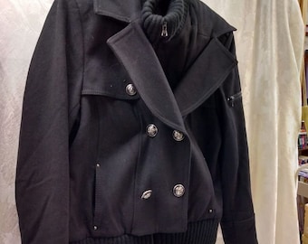 Size L Black Buffalo by David Bitton Women's zip up jacket