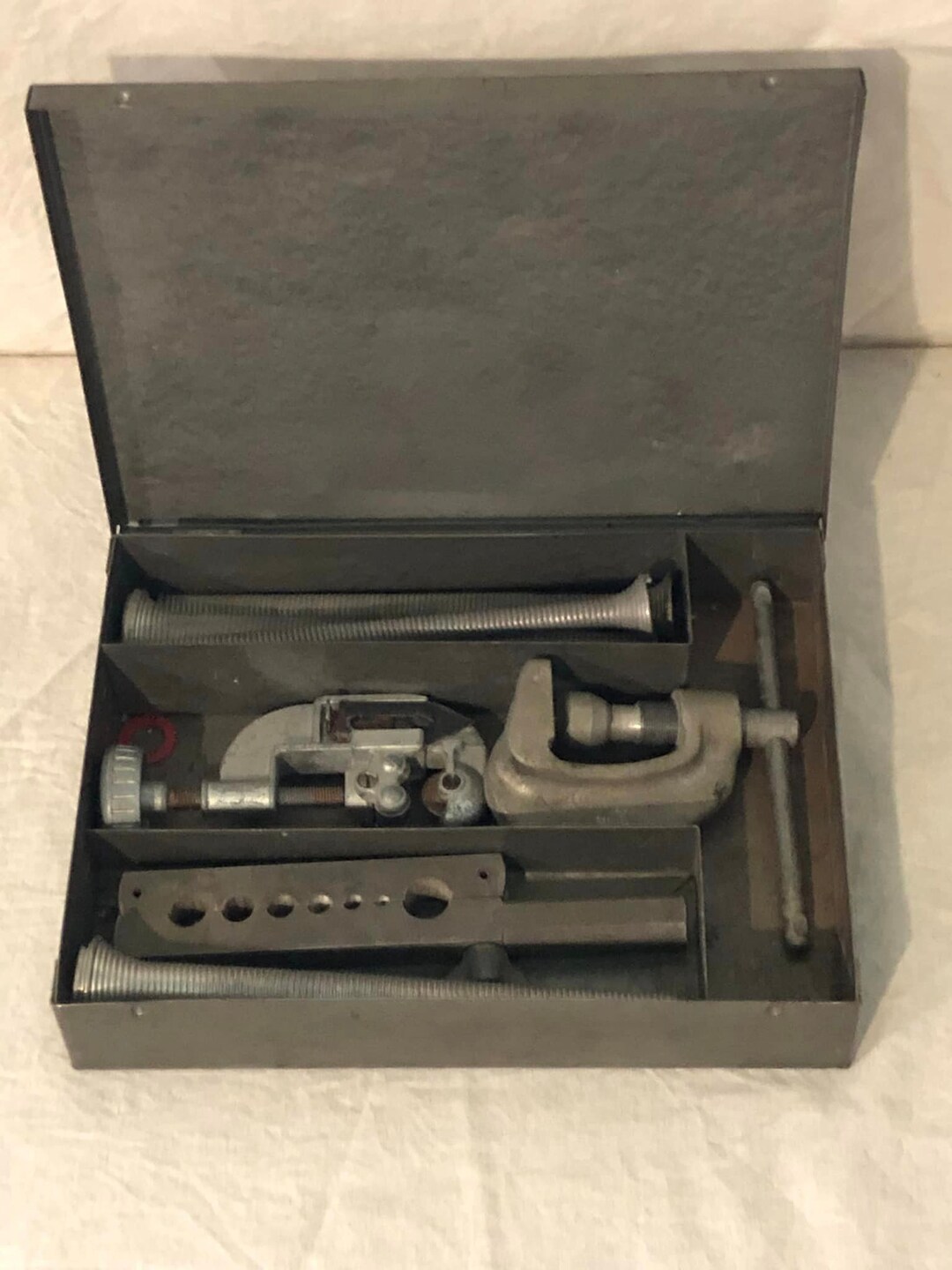 Vintage Craftsman Flaring Tool Kit in Original Metal Case Etsy