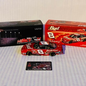 Miniature Dale Earnhardt Jr #8 Budweiser 2002 – Action 1/24 Diecast – Chrome