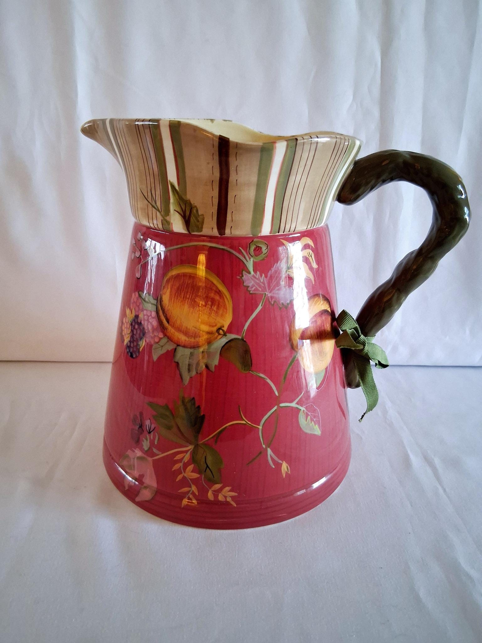 Ceramic Tracy Porter Dream Delicious Octavia Hill Garden  Pitcher