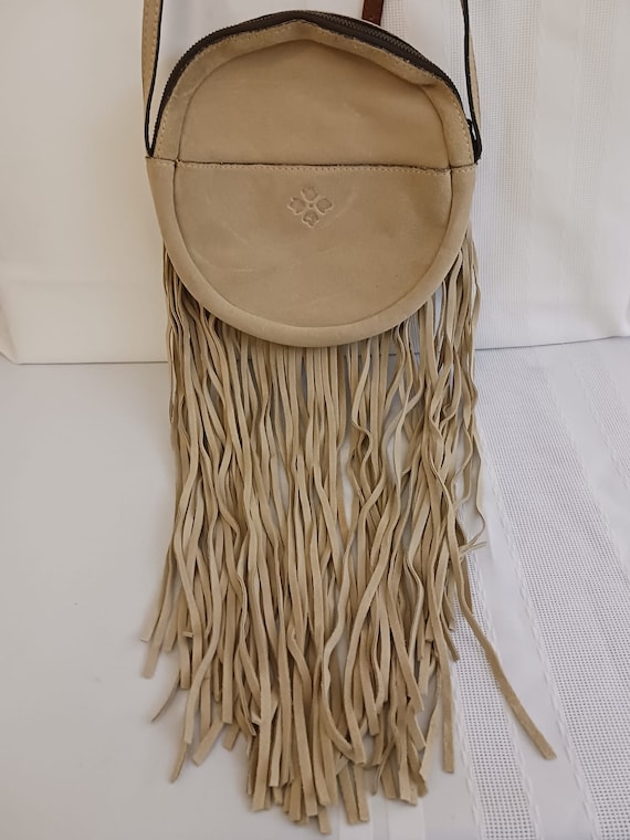 Patricia Nash Italian Leather Fringe Purse - image 10