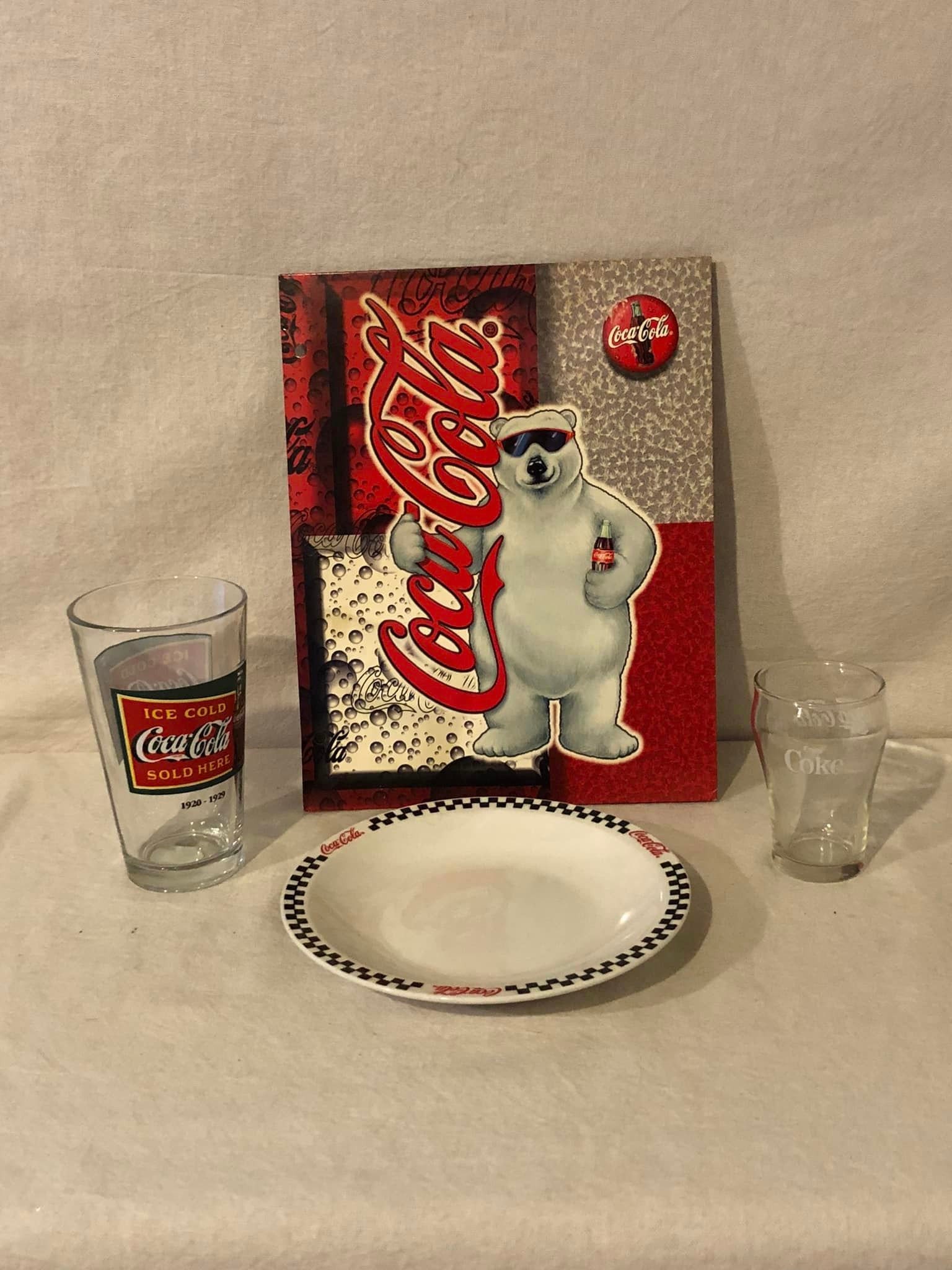 Coca Cola Glass Plate - Etsy