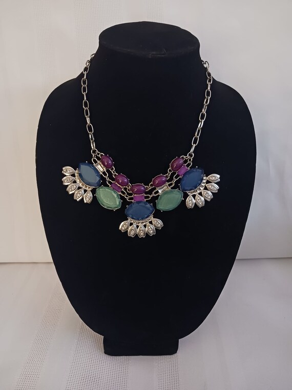 3pc Statement Necklace & Bracelets Set - image 4