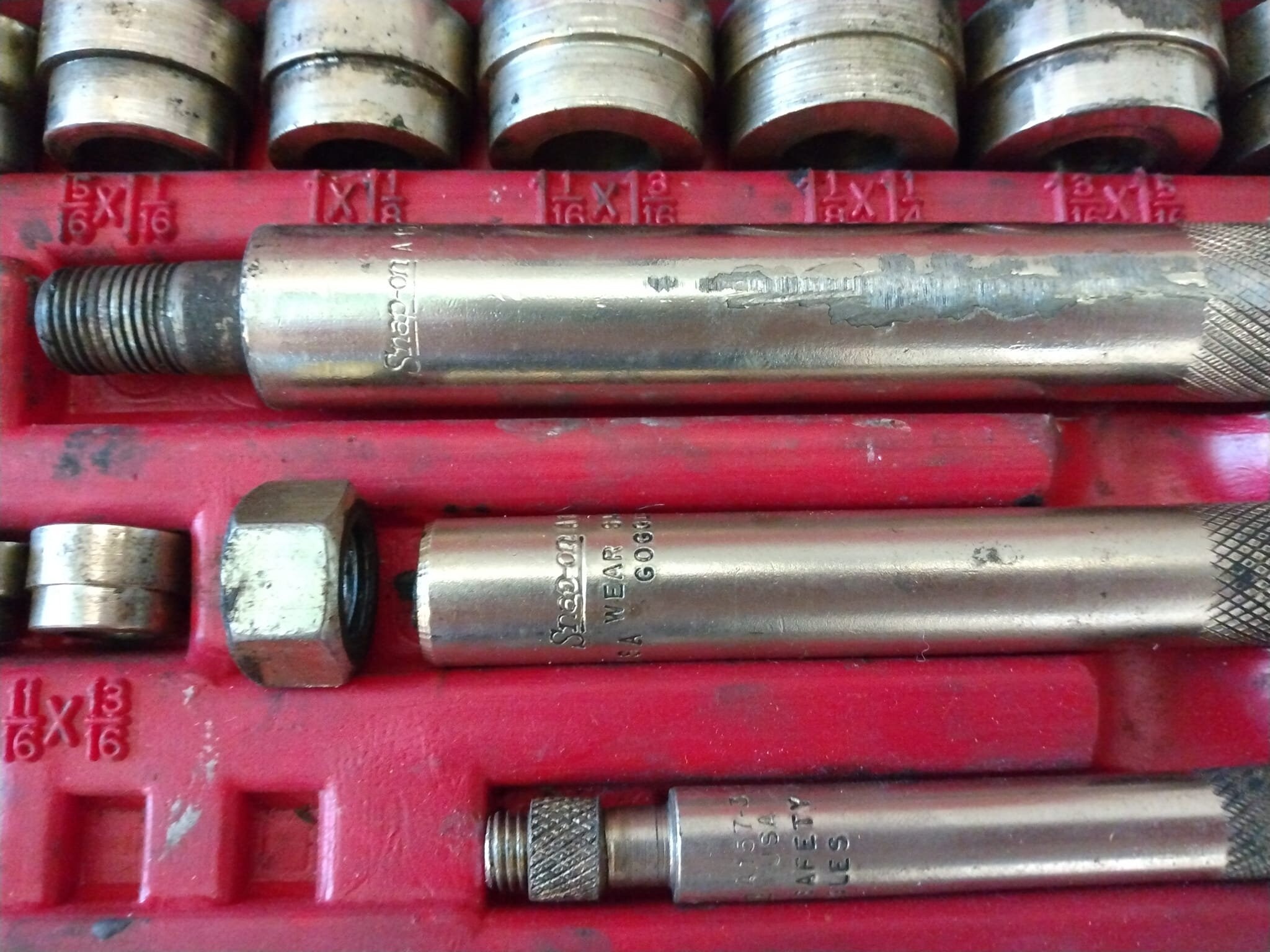 Snapon Tools USA Bushing Driver Set in PB20 Red Hard Case Etsy