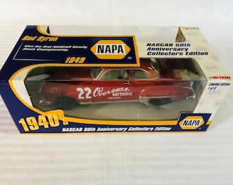 NIB 1949 Napa #22 Red Byron 1:24 Die Cast Car Overseas Motors Atlanta
