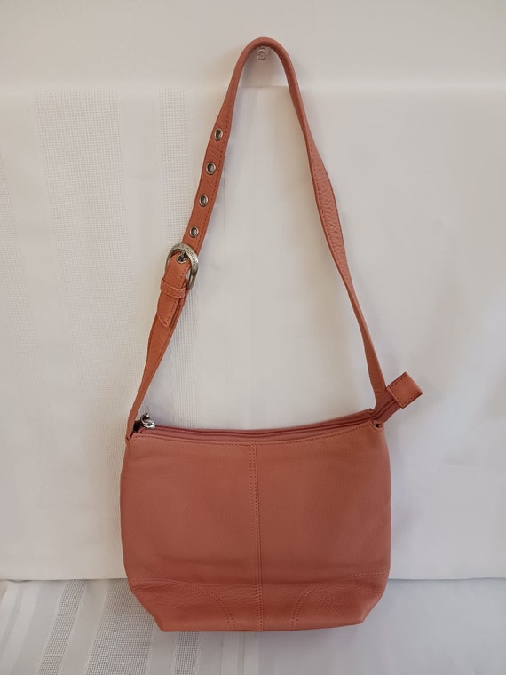 Stone Mountain Coral Colored Leather Purse