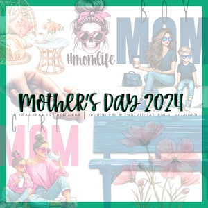 Mother&#39;s Day 2024 | 15 Digital Stickers | GoodNotes | Notability | Digital Planner Stickers