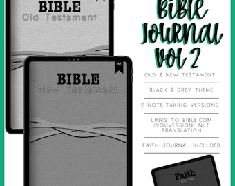 Bible Journal Vol 2 | Digital Journaling for Men & Women | Faith Journaling System