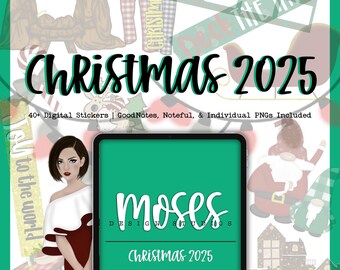 Christmas 2025 | 40+ Digital Stickers | Digital Planning & Journaling | GoodNotes | Notability