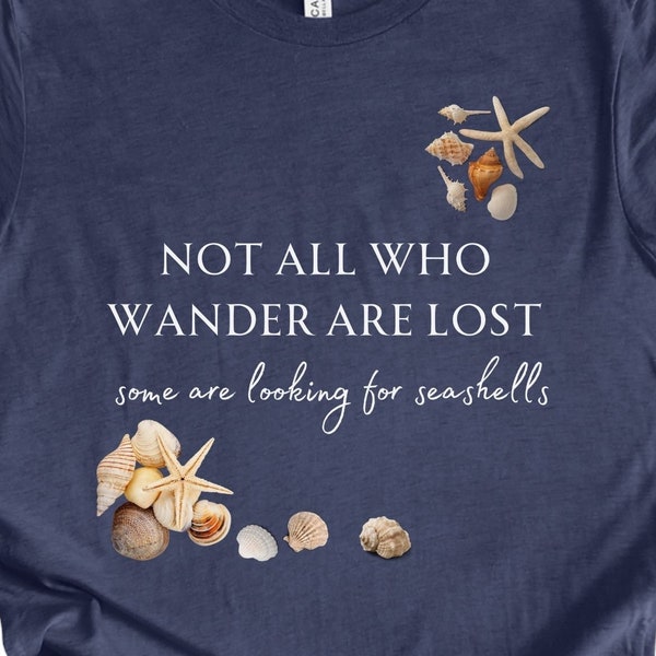 Seashell Hunting T Shirt, Sea Shell T shirt, Womens Seashell Shirt, Seashell Hunter, Beach shell Tee, Beachcomber Gift, Beach