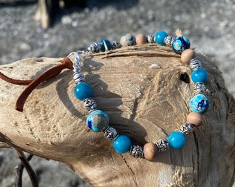 Sand and Sea Beach Bracelet, boho Beach jewelry, boho bracelet, beaded sparkle  boho bracelet, boho gift