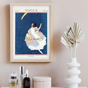 Vintage Vogue Wall Print. Printable Wall Art Digital Download