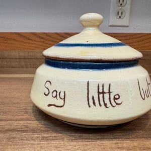 Vintage Torquay Mottoware Sugar Bowl