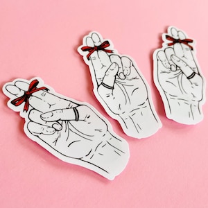 Adesivi con dita lesbica / Divertenti adesivi saffici WLW / Adesivo per laptop e cellulare / Adesivi lucidi gay LGBTQ / Regalo per partner e fidanzata