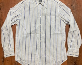 Lucky Brand Mens Western Button-up Shirt Long Sleeve Size Large Rancher Vintage