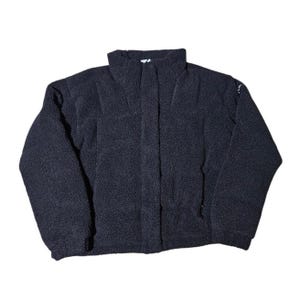 Columbia - Veste Ruby Falls Novelty pour femme - Manteau matelassé XL en sherpa noir avec fermeture éclair sur toute la longueur