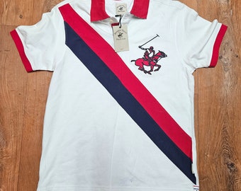 Vintage Beverly Hills Polo Club Polo Shirt Size Medium Ralph Lauren Big Pony