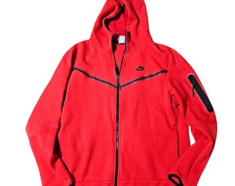 Sweat à capuche zippé XL Sportswear Tech Fleece Windrunner Homme Rouge