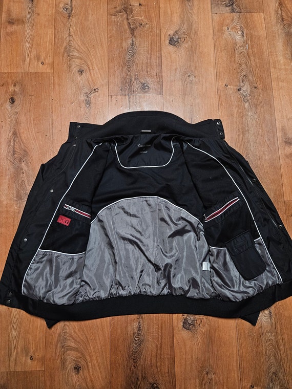 Calvin Klein Wind Protection Water Resistant Mens Medium Jacket Phone mp3 Pocket Performance Bomber Full Zip Etsy Ireland