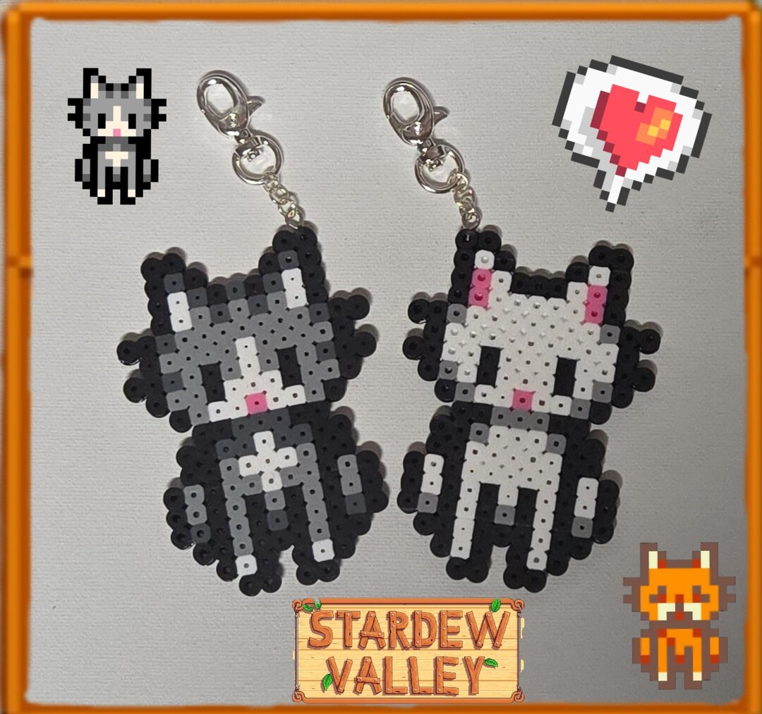 Stardew Valley Cat Keychains! - Etsy