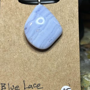 Blue Lace Agate Pendant