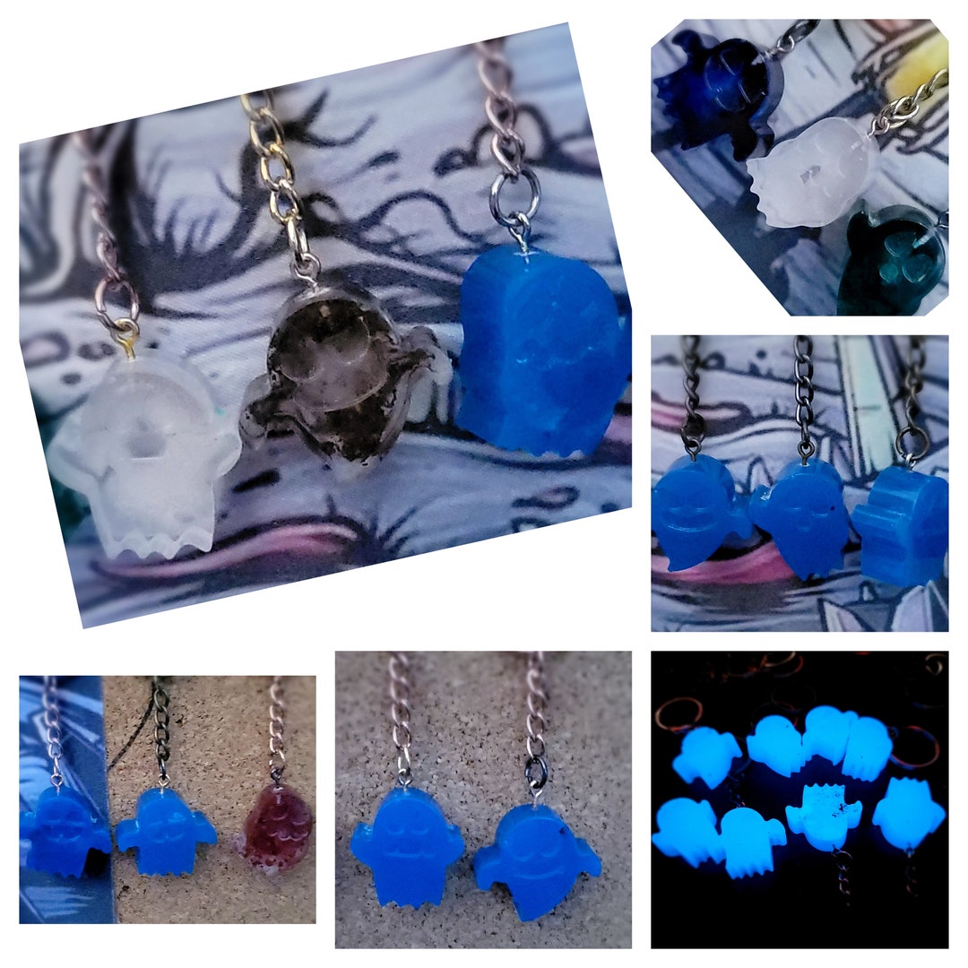 Till We're Ghosts, Couple Gift, Personalized Keychain, Ghost Couple Keychain