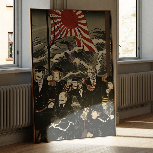 Russo Japanese War Poster 1905 Japan War Poster Japanese War Poster