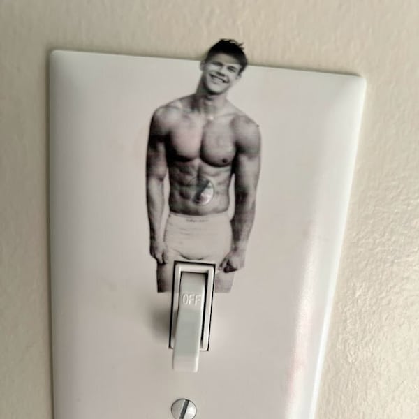 Mark Wahlberg Light Switch Sticker - BOGO - Buy One Get One Free of the SAME sticker