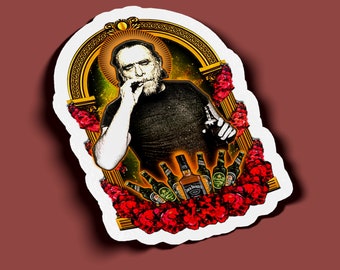 Saint Charles Bukowski Sticker - BOGO - 2 For The Price of 1!