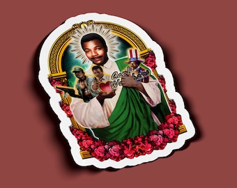 Saint Carl Weathers Sticker - BOGO - 2 For The Price of 1!