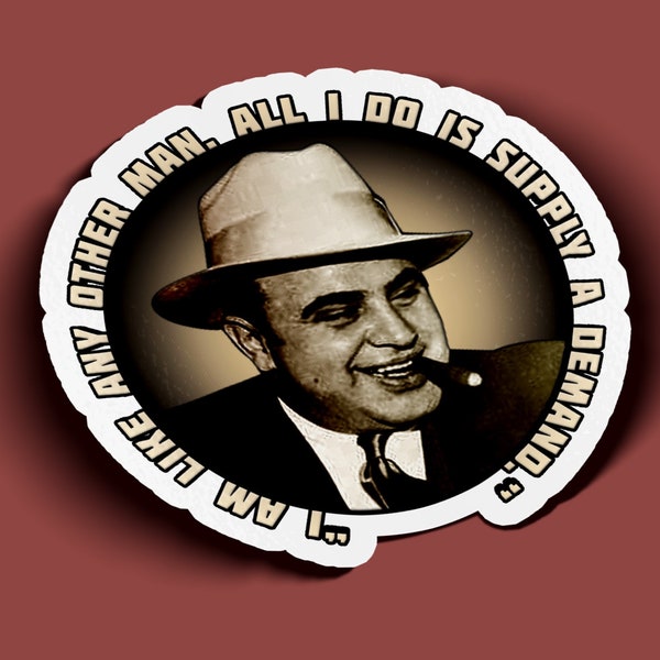 Al Capone Sticker - BOGO - 2 For The Price of 1!